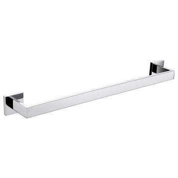 Bagno Lucido Stainless Steel 24" Towel Bar Chrome