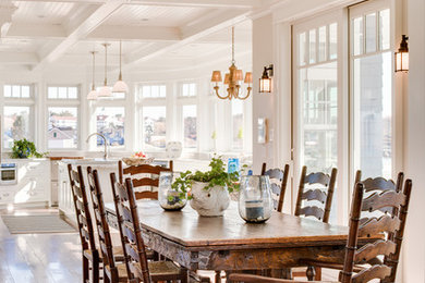 Inspiration for a dining room in Portland Maine.