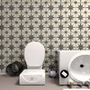 Kings Star Ceramic Floor and Wall Tile, Nero