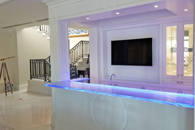 Trendy home design photo in Miami