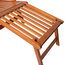 vidaXL Outdoor Deck Chair With Footrest, Acacia Wood