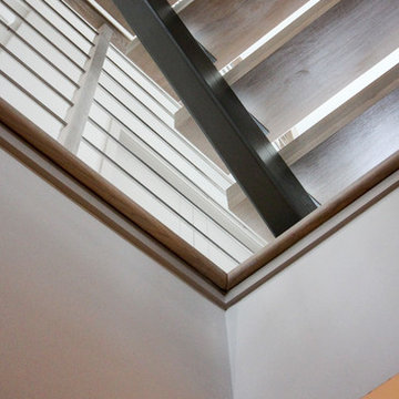Project #66 | Modern Staircase with Twin Metal Stringers