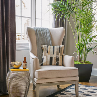 Inspiration for a transitional bedroom remodel in Chicago