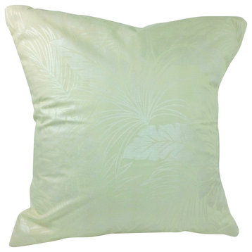 Ivory Tropical Luxury Pillow Cover by BohoCHIC Maui