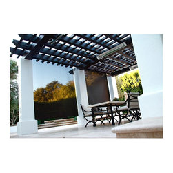 Motorized Drop Curtains - Outdoor Products