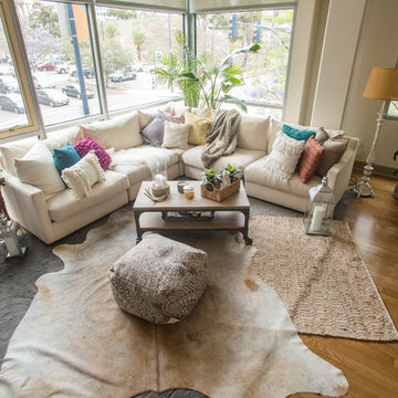 Bright Boho Living Room