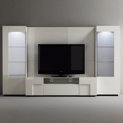 Rossetto USA Domino White Maple Home Theatre - $13777.75 - Entertainment Centers And Tv Stands