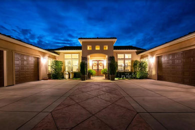 Example of a trendy home design design in Sacramento
