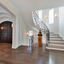 staircase and entry