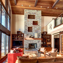 upstairs