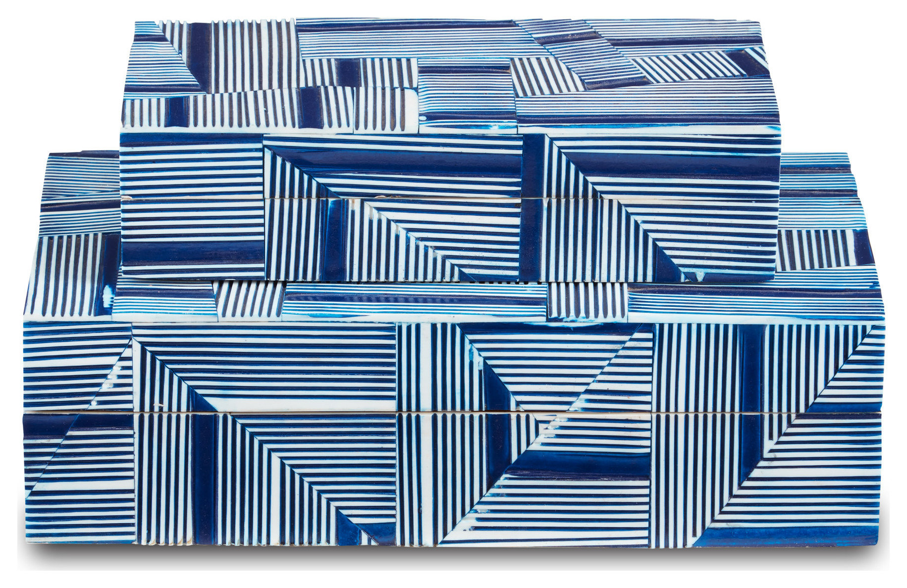 Cade Box, 2-Piece Set - Contemporary - Decorative Boxes - by Currey ...