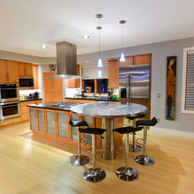 Loft Stair Storage dining room