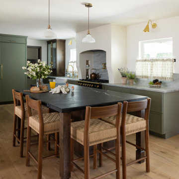 Kitchen remodel - Green Cabinets