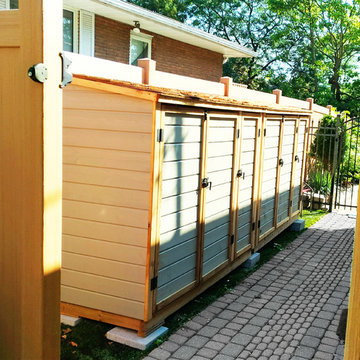 Shed for Garbage, Recycling and Green Bin