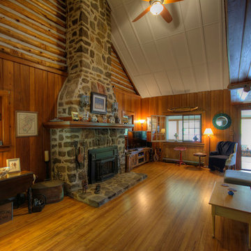 Medford Lakes Log Home