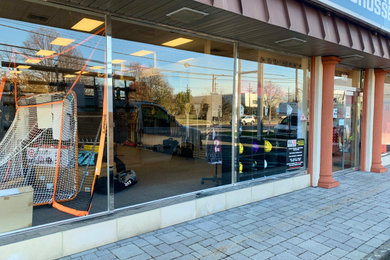 Glass Store Front: Safe & Security