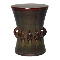Green Kelp Jewel Garden Stool - Accent And Garden Stools