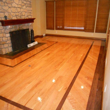 5" Select Cherry With Walnut Border