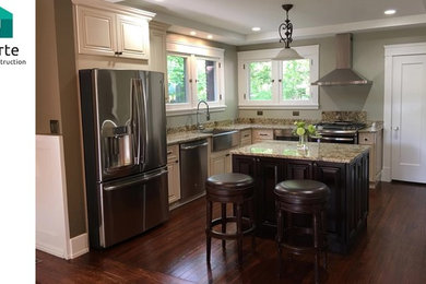 Kitchen - contemporary kitchen idea in Cleveland