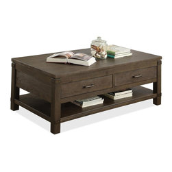 Livingston Cocktail Table with Drawers - Coffee Tables