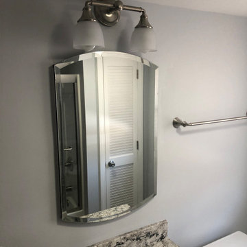 Complete Bathroom Remodel with Sliding Glass Door Upgrade