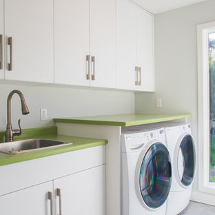 75 Beautiful Mid Century Modern Laundry Room With Laminate