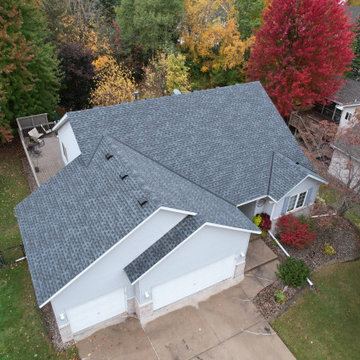 GAF HDZ Pewter Grey install in Lakeville, MN.