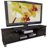 CorLiving Holland 85" Extra Wide TV Stand in Ravenwood Black