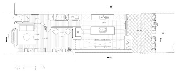 Modern Floor Plan by Rees Architects