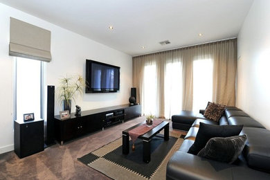 This is an example of a modern living room in Adelaide.