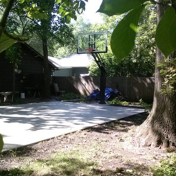 curt g's Pro Dunk Platinum Basketball System on a 30x25 in lawrence, KS