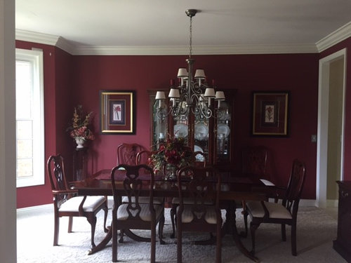 my dining room light is not centered over table