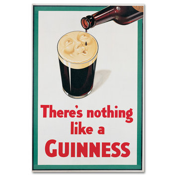Guinness Brewery 'There's Nothing Like A Guinness I' Canvas Art, 16"x24"