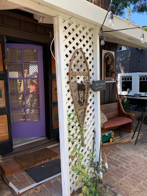 The trellis needed replacing. Palo Alto