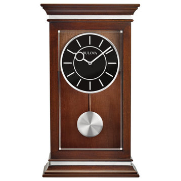 Westport Espresso Chiming Mantle Clock