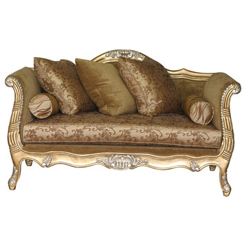 Crown Love Seat and Pillows