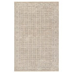 Jaipur Living - Vesper Geometric Area Rug, Cream/Light Gray, 3'x8' - Intricate designs and fresh colorways define the updated traditional style of the Solene collection. The Vesper design features an intricate tile pattern in warm hues of cream, light gray, green, gold, and blue. This inviting area rug incorporates cream fringe for an authentic feel. The polyester fibers easily withstand high traffic areas, kids, and pets while maintaining style and a soft hand.