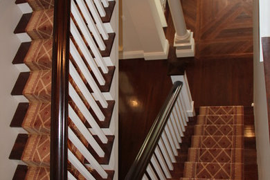 Traditional staircase in Brisbane.