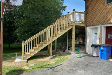 Inspiration for a modern deck remodel in Other