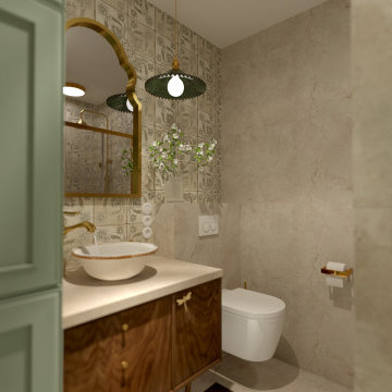 Washbasin with lace