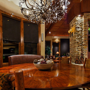 Serena® Motorized Shades for the Dining Area