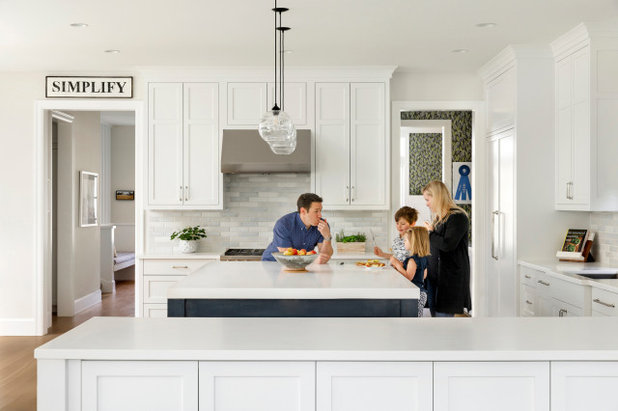 Transitional Kitchen by Andrea Swan - Swan Architecture