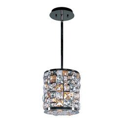 Maxim - Maxim Fifth Avenue 8 1/2"W Bronze 3-Light Mini Pendant - Pendant Lighting