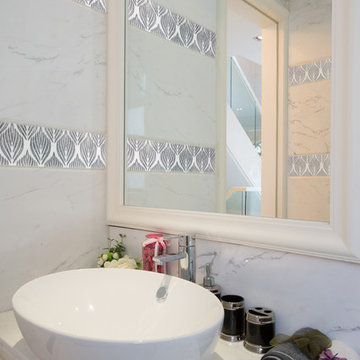 Hand-Carved Marble Border- Cuore