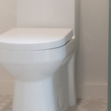 Modern Transitional Guest Bathroom Remodel | Austin, TX