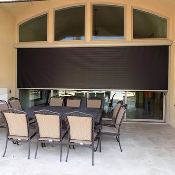 Exterior Blackout Motorized Power Screen
