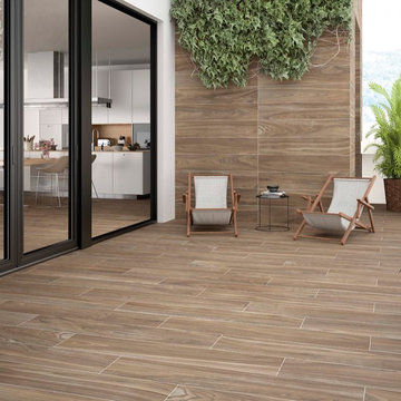 Indoor/Outdoor Wood Look Tile