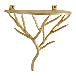 IRON BRANCH BRACKET &ndash; GILT - NEW - Products