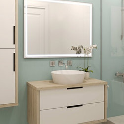 Pisa Line LED Lighted Mirror - Bathroom Mirrors