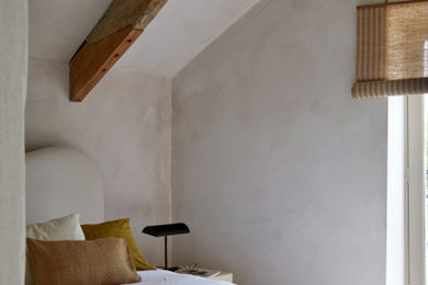 Modern bedroom in Wiltshire.
